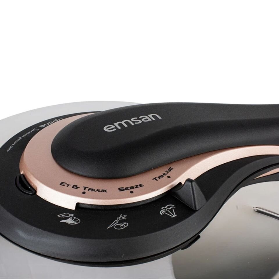 Emsan Up-line Golden Pink Klasik Paslanmaz Çelik Düdüklü Tencere Seti 4+6 Lt