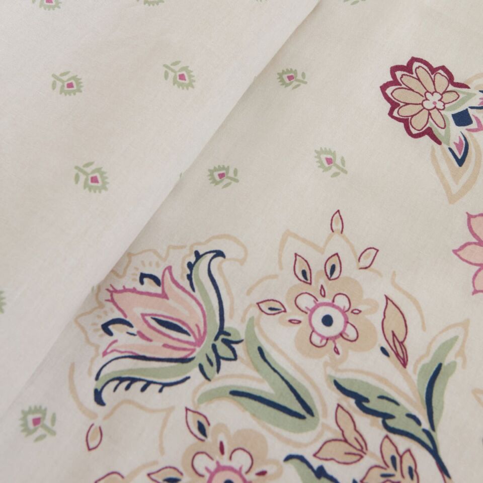 Karaca Home Arney %100 Pamuk Çift Kişilik Nevresim Takımı Pembe