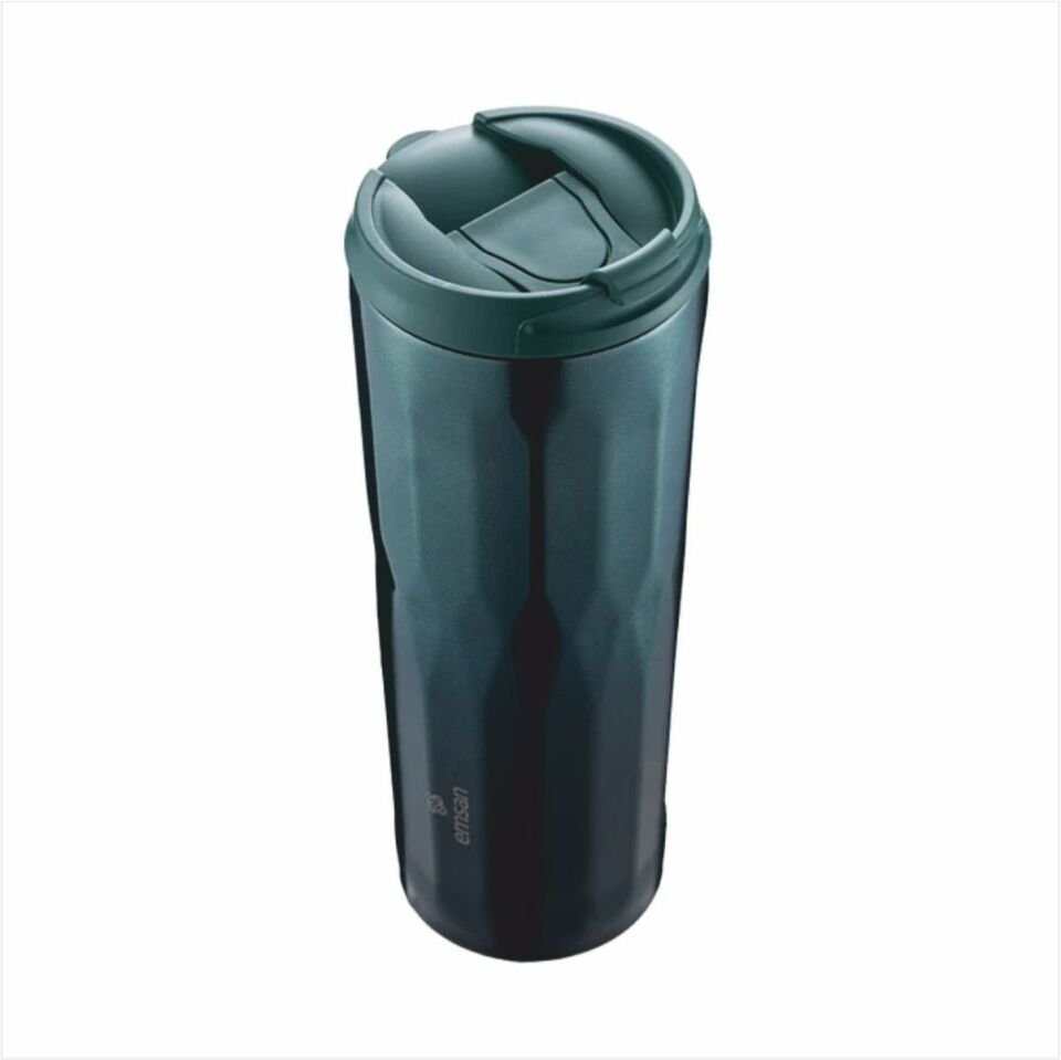 Emsan Crystal Termos Yeşil
