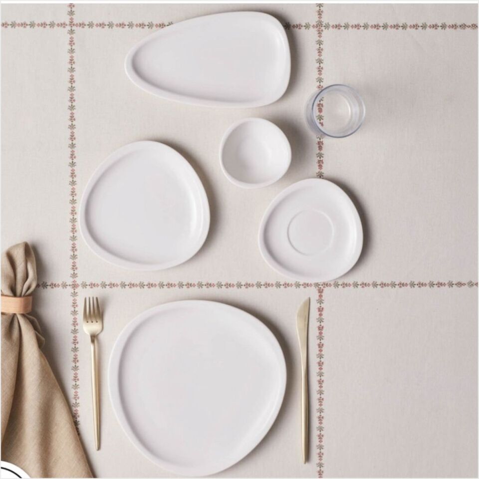 KARACA FOREVER BONE COSİMA 26 PARÇA 6 KİŞİLİK KAHVALTI TAKIMI