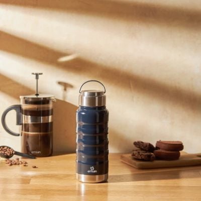 Emsan Vıgor Termos Dark Blue 400 Ml