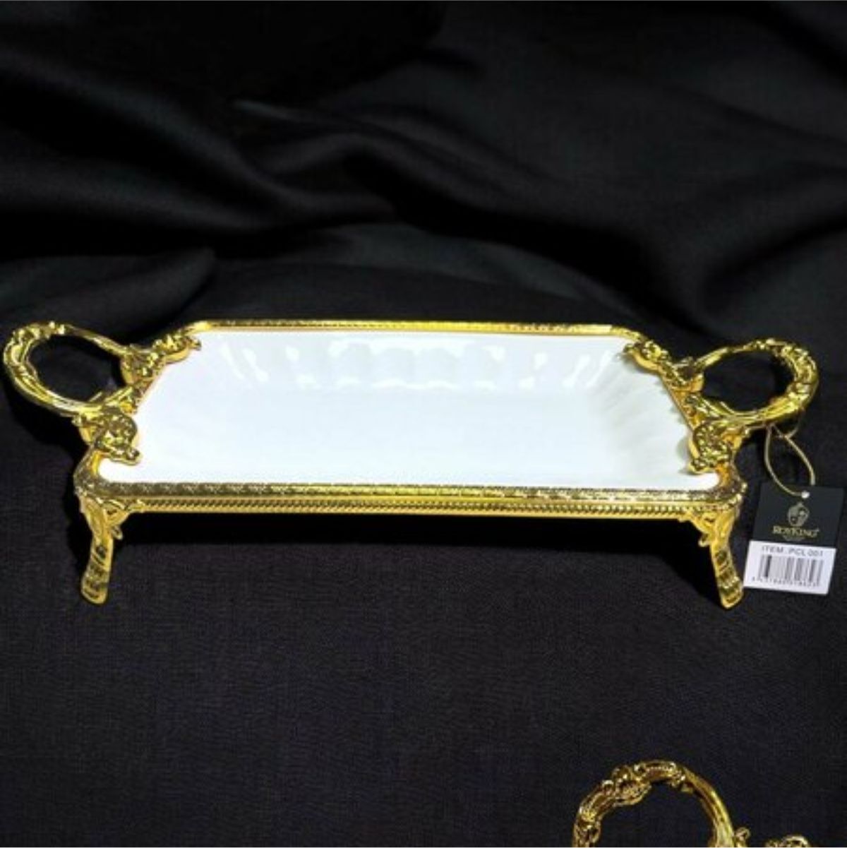 Rekabet  Pcl 001 Elegance Dikd.Sunum Tabak Gold 41 Cm