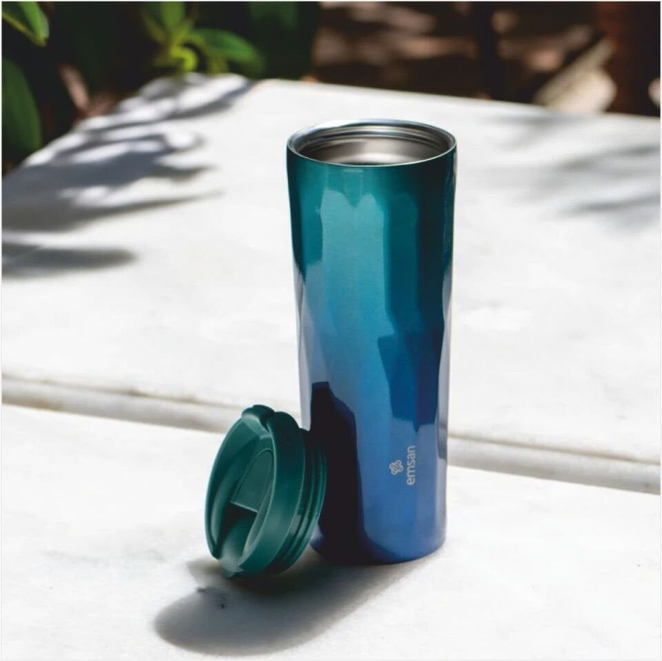 Emsan Crystal Termos Turkuaz