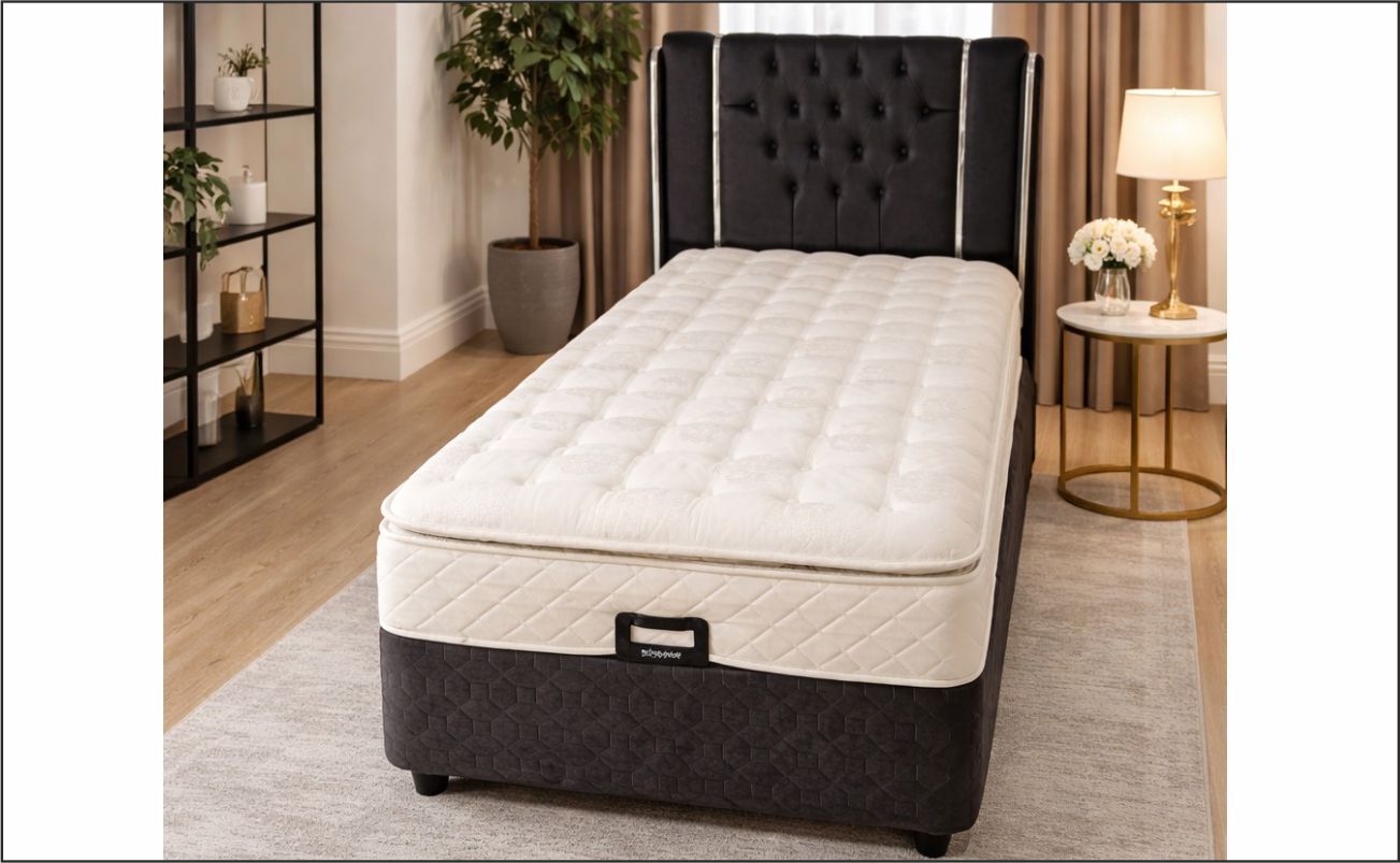 TOMA STELLA BAZA YATAK SET 100X200 SİYAH