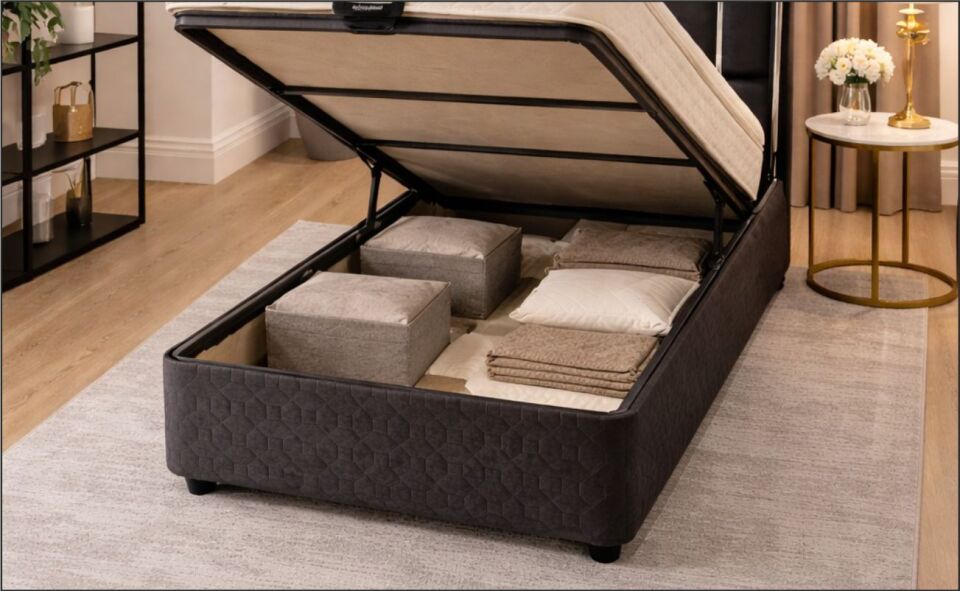 TOMA STELLA BAZA YATAK SET 100X200 SİYAH