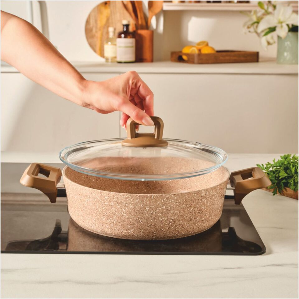 KARACA BİOGRANİT ALİCE 7 PARÇA TENCERE SETİ