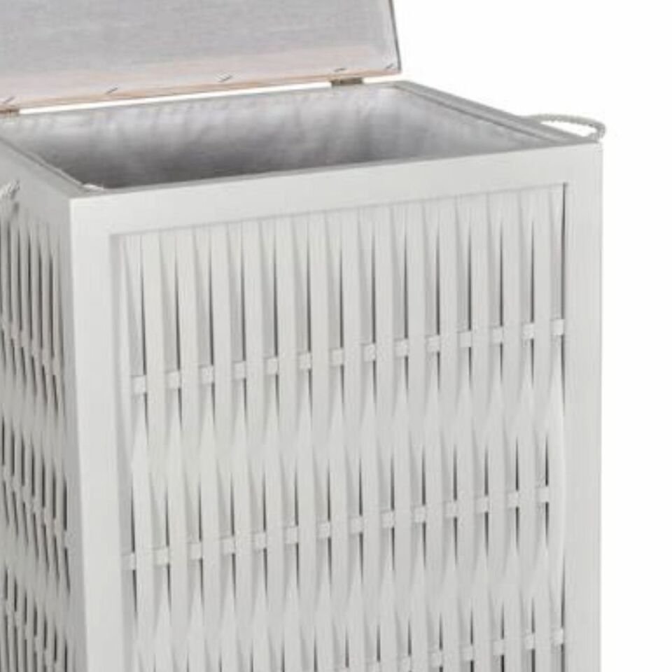 Polev Hasır Sepet Beyaz