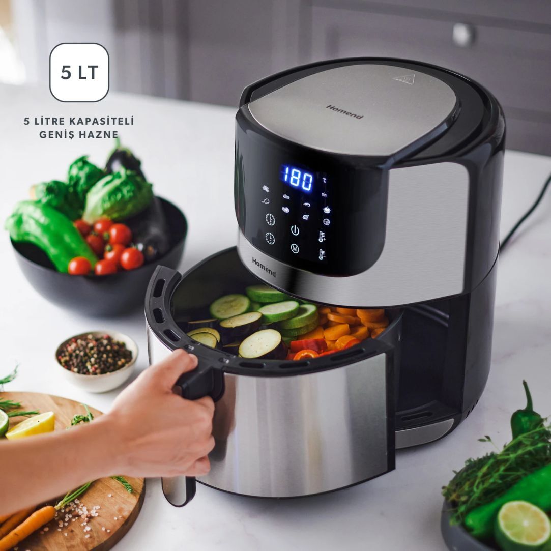 Emsan Homend Airfryday 2502H Airfryer Inox