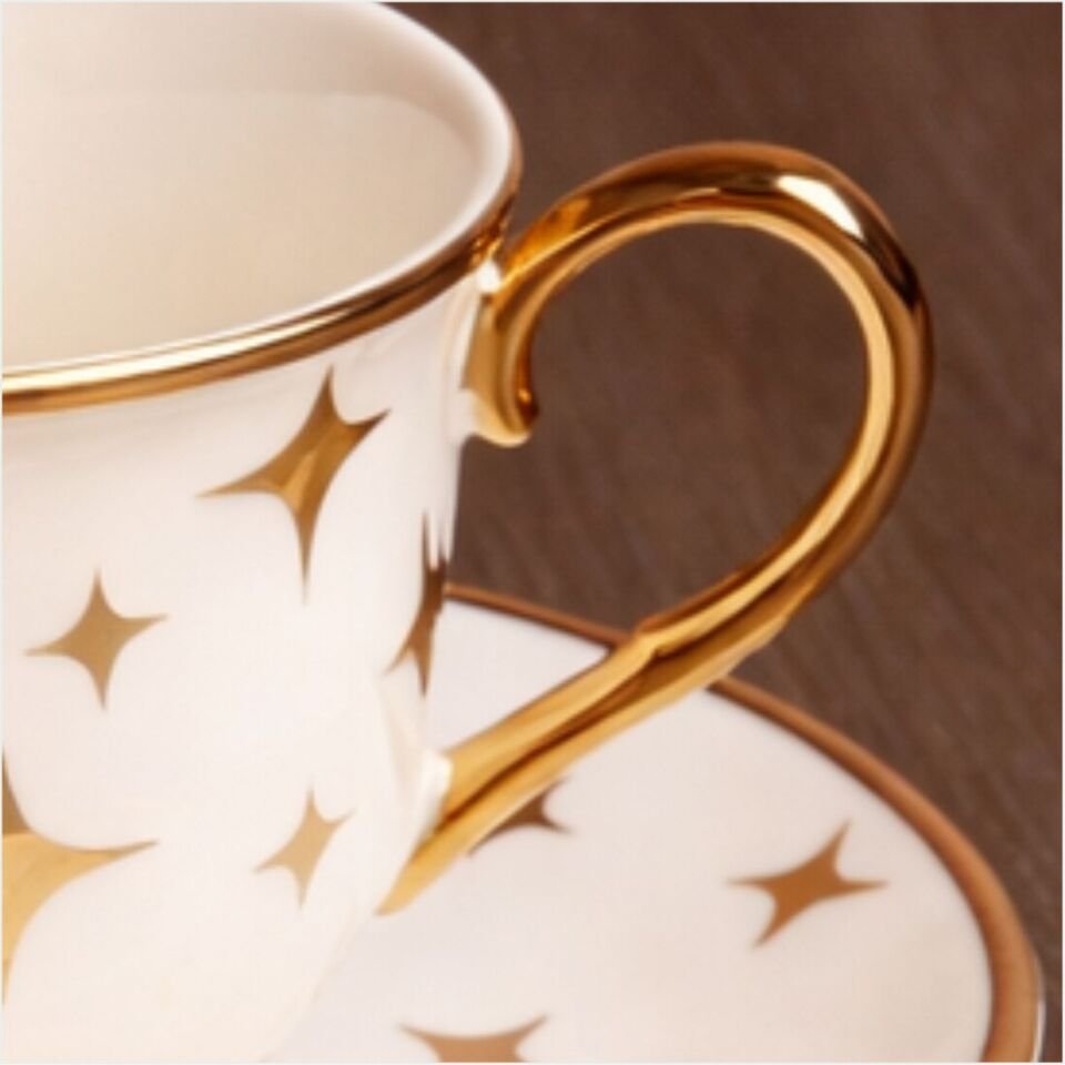 PAÇİ-GLORY YALDIZLI 6LI KAHVE FİNCANI-P/POR-102166