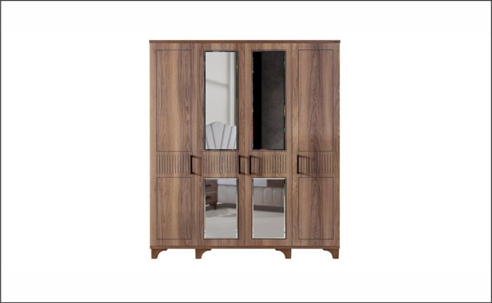 ELMA SUDE 4 LÜ DOLAP CEVİZ