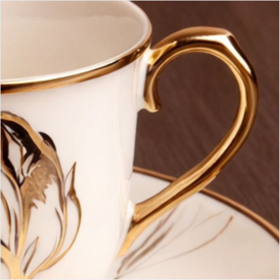 PAÇİ-GLORY YALDIZLI 6LI KAHVE FİNCANI-P/POR-102171