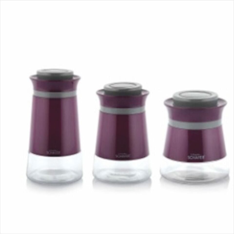 Schafer Kıtchenhouse Baharat Takımım-3 Boy 3 Parça-Mürdüm