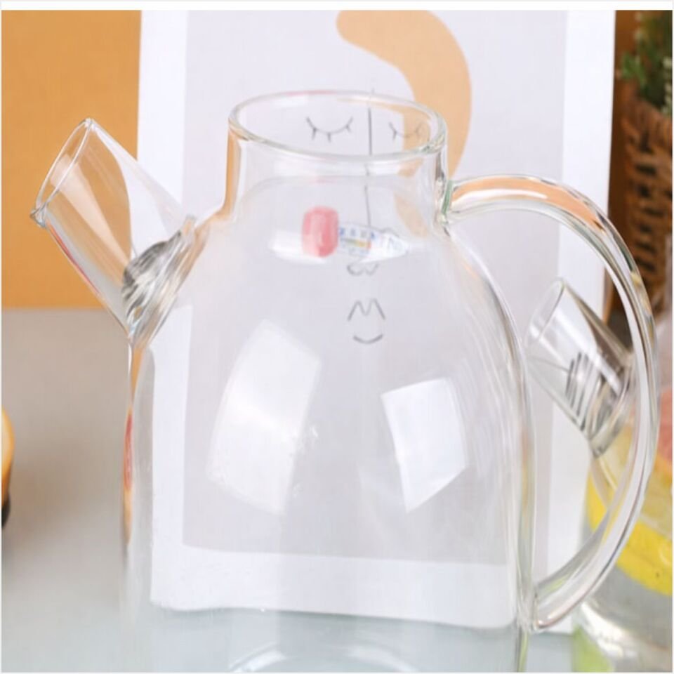 BAMBUM LEAR -SÜZGEÇLİ CAM DEMLİK - 1000ML