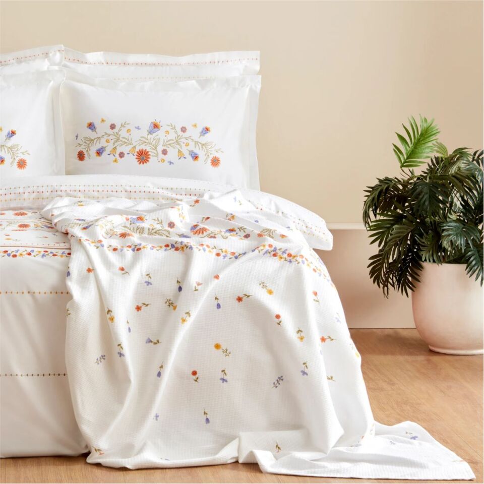 Karaca Home Clarıce Multı Color %100 Pamuk Cıft Ks Nevresım Takımı