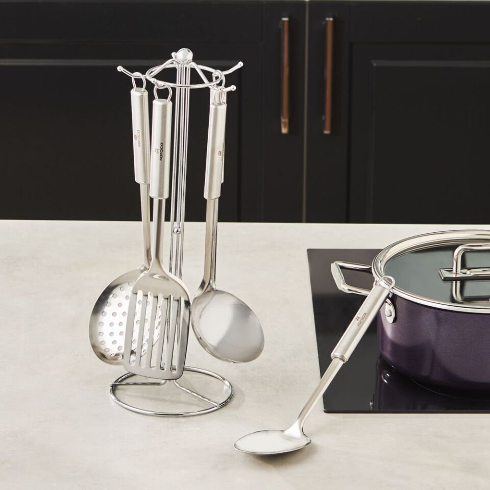 Karaca Tına 6 Parça Çelik Standlı Servis Seti