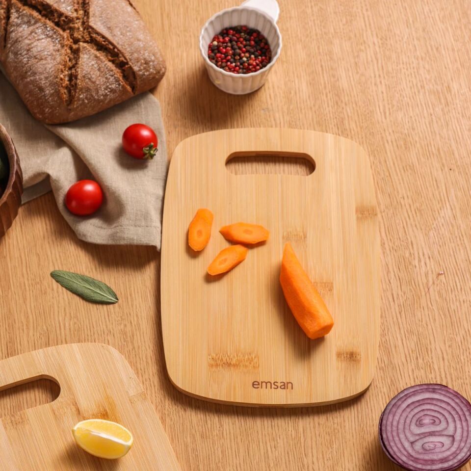 Emsan Bambu Master Chop 2Li Kesme Tahtası