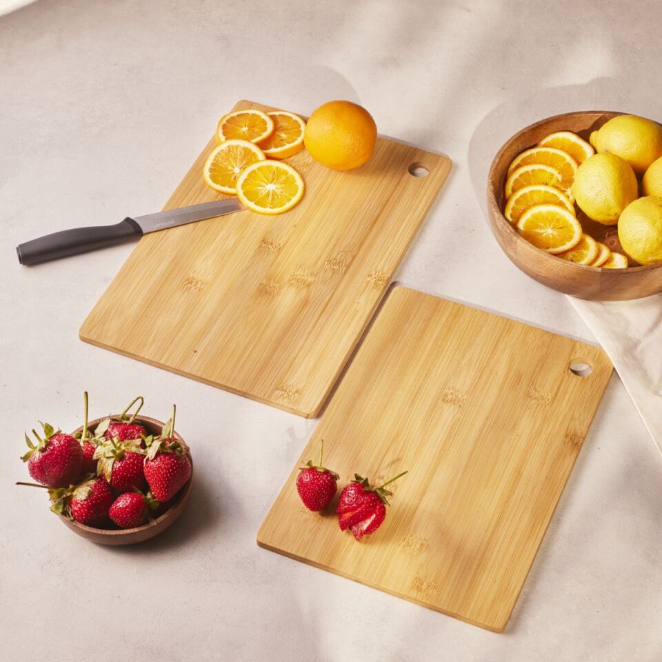 Emsan Bambu Master Chop 2Li Kesme Tahtası