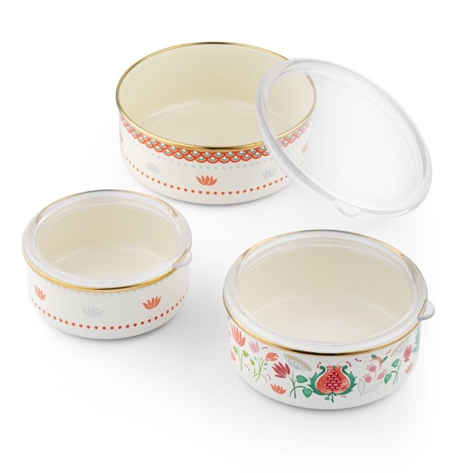 Emsan Nar Emaye Sedef Saklama Multıcolor