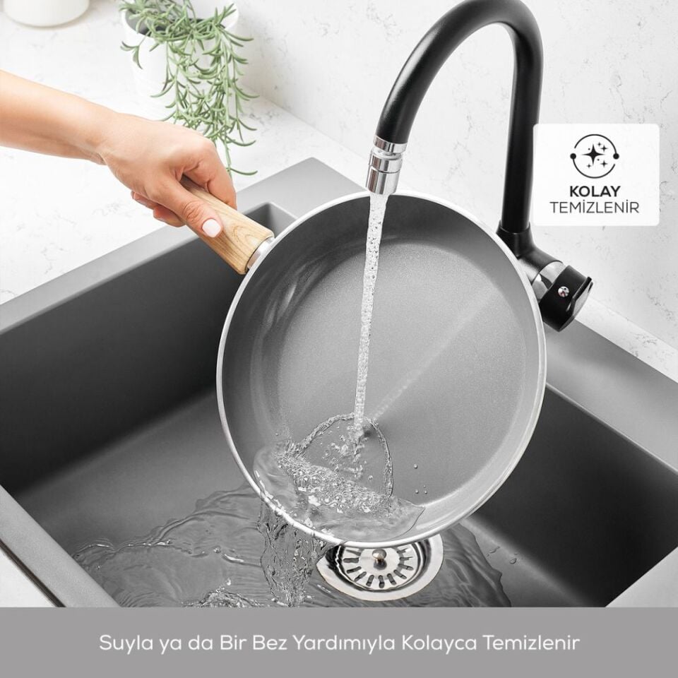 Karaca x Refika Birgül Swiss Crystal 7 Parça Tencere Seti Creamy