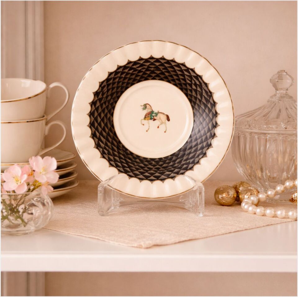 PAÇİ ROYAL CHARME-BRANCO 6LI ÇAY TABAĞI-P/ROY-0133