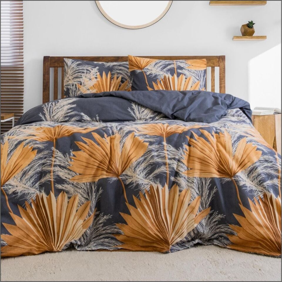 SCHAFER HOME PALM ÇİFT KİŞİLİK NEVRESİM TAKIMI 4 PARÇA