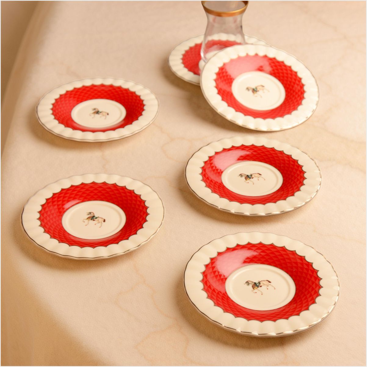 PAÇİ ROYAL CHARME-BLOSSOM 6LI ÇAY TABAĞI17,500-P/ROY-0135