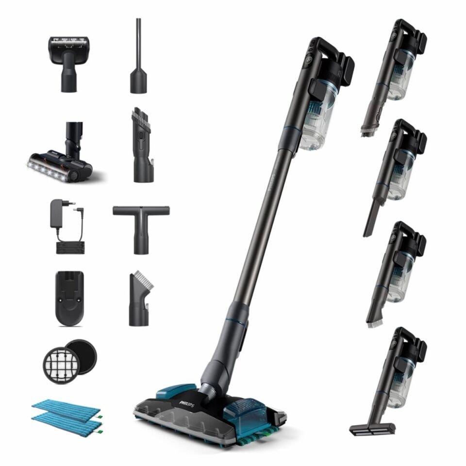 Philips Aqua Plus 8000 Serisi XC8054/01 Islak Kuru Şarjlı Dikey Süpürge