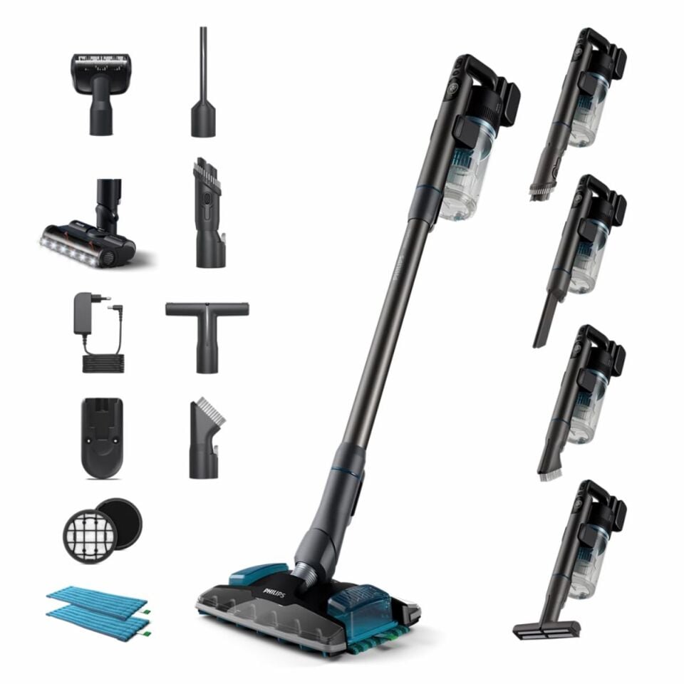 Philips Aqua Plus 8000 Serisi XC8054/01 Islak Kuru Şarjlı Dikey Süpürge