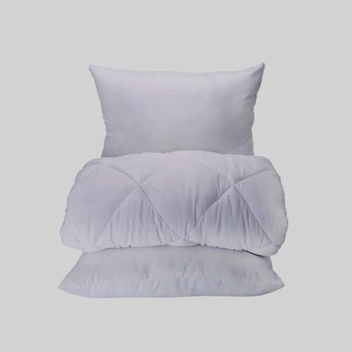 Karaca Home Microfiber Soft Çift Kişilik Yorgan ve 2 Adet Silikon Yastık