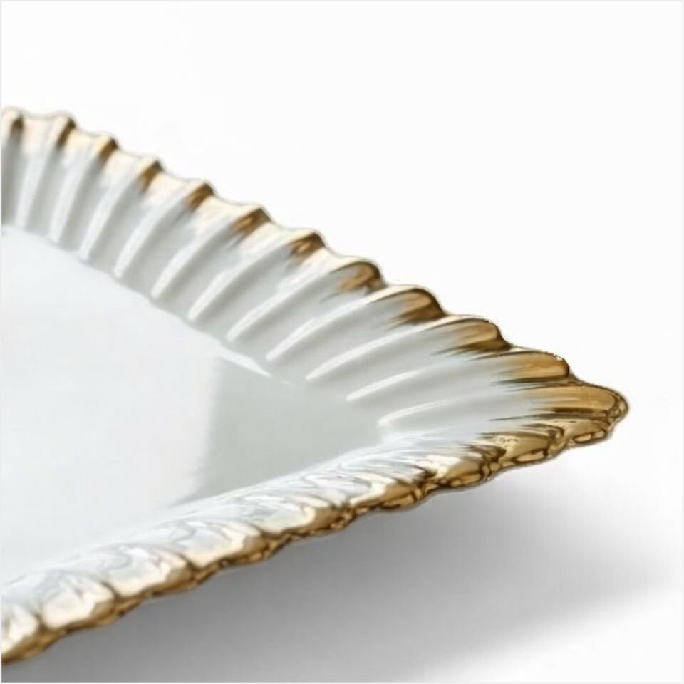 REKABET GBS 004 LINE GOLD KARE SUNUM TABAK 27 CM