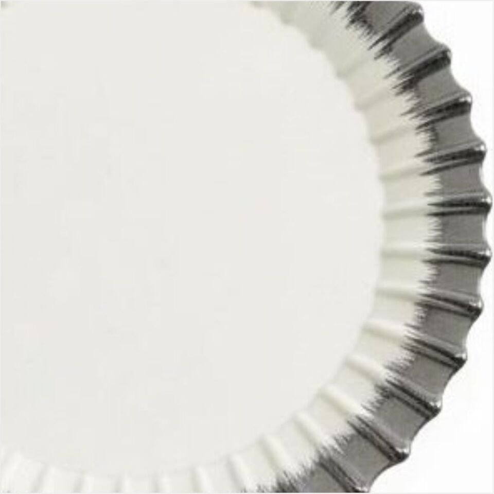 REKABET GBS 010 LINE SILVER YUVARLAK SUNUM TABAK 33 CM