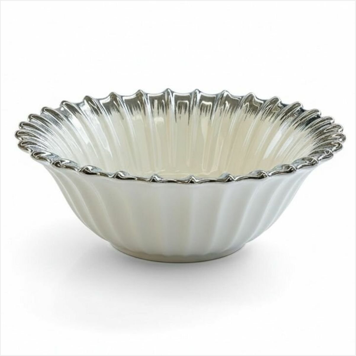 REKABET GBS 014 LINE SILVER YUVARLAK SALATA KASE 26 CM