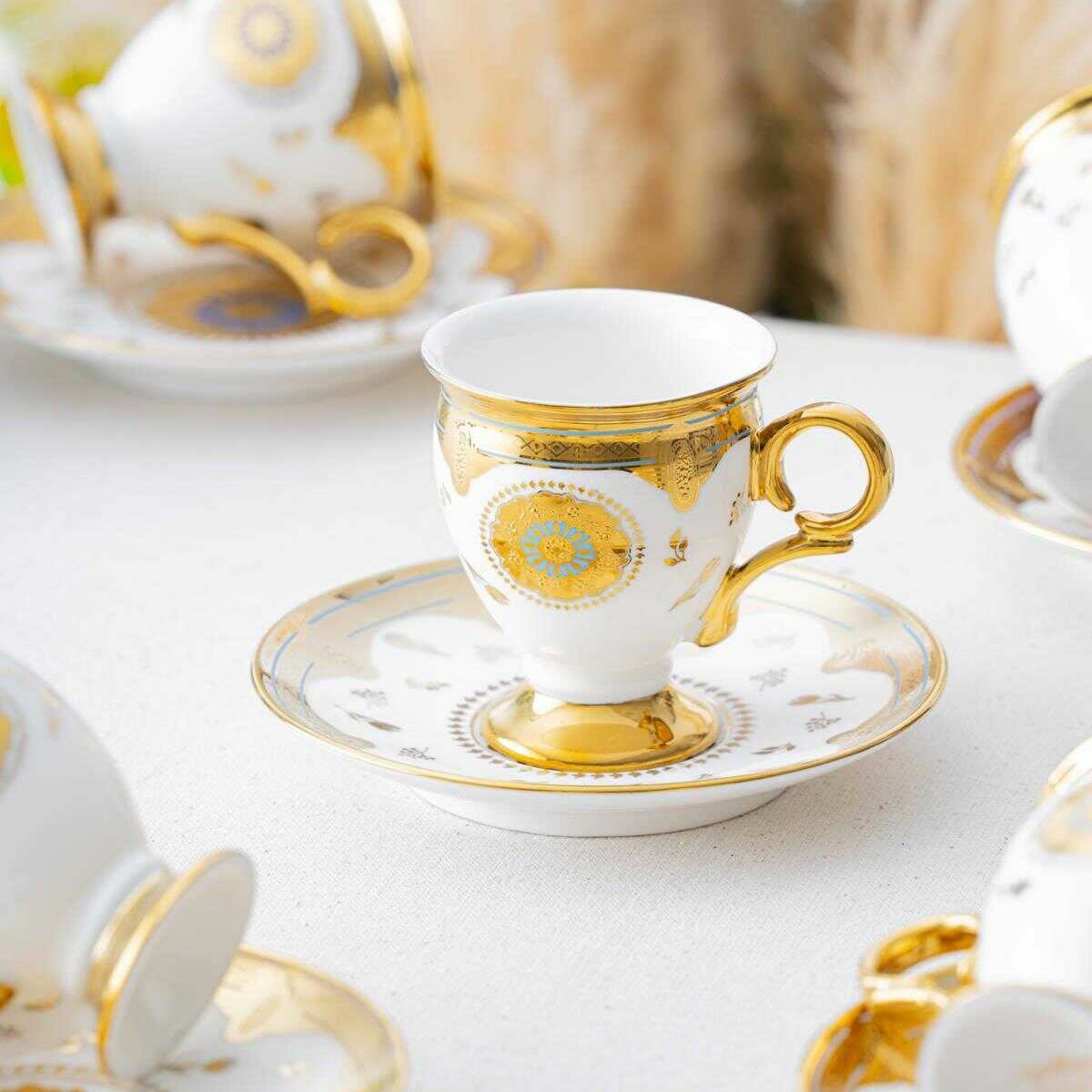 Acar Zaira 6 Kişilik Kahve Fincanı Takımı - 90 ml