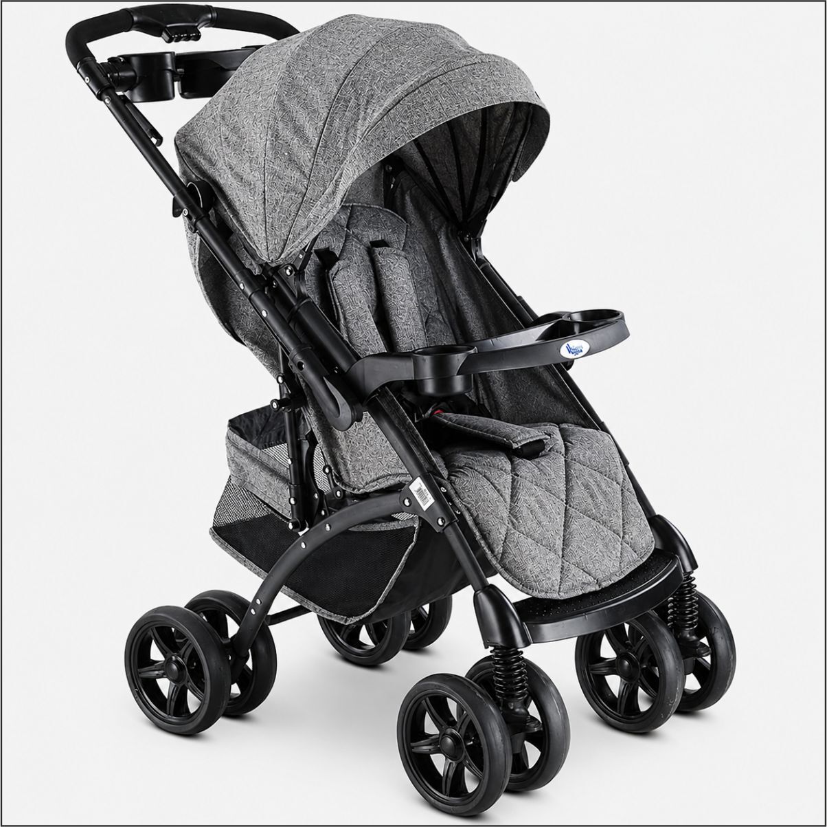 BABYHOPE 609 POLO PUSET KIRÇILLI/GRİ