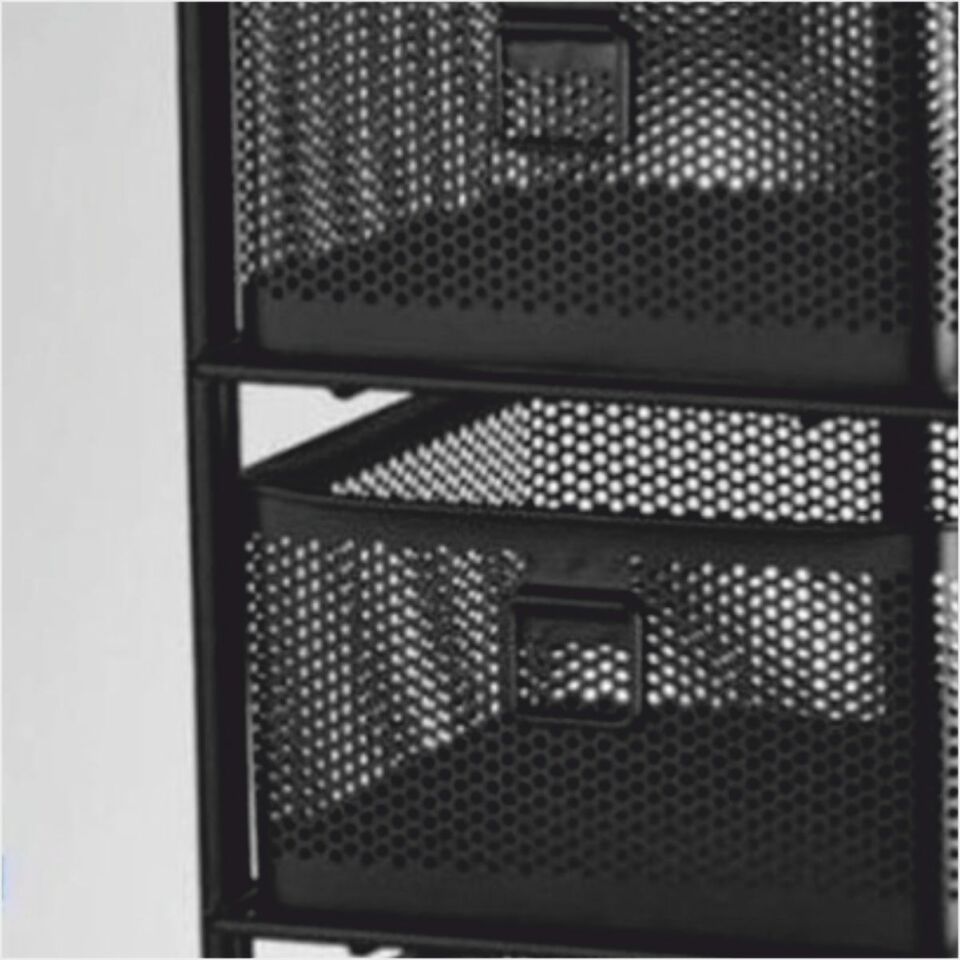 YILDIRAY 1059T 3 KATLI 6 ÇEKMECELİ TEKERLEKLİ SEBZELİK ANTRASİT