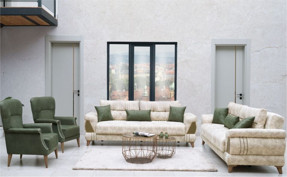 Terra Koltuk Takımı 3+3 Rıchy 4750 / 1+1 Rıchy 4316