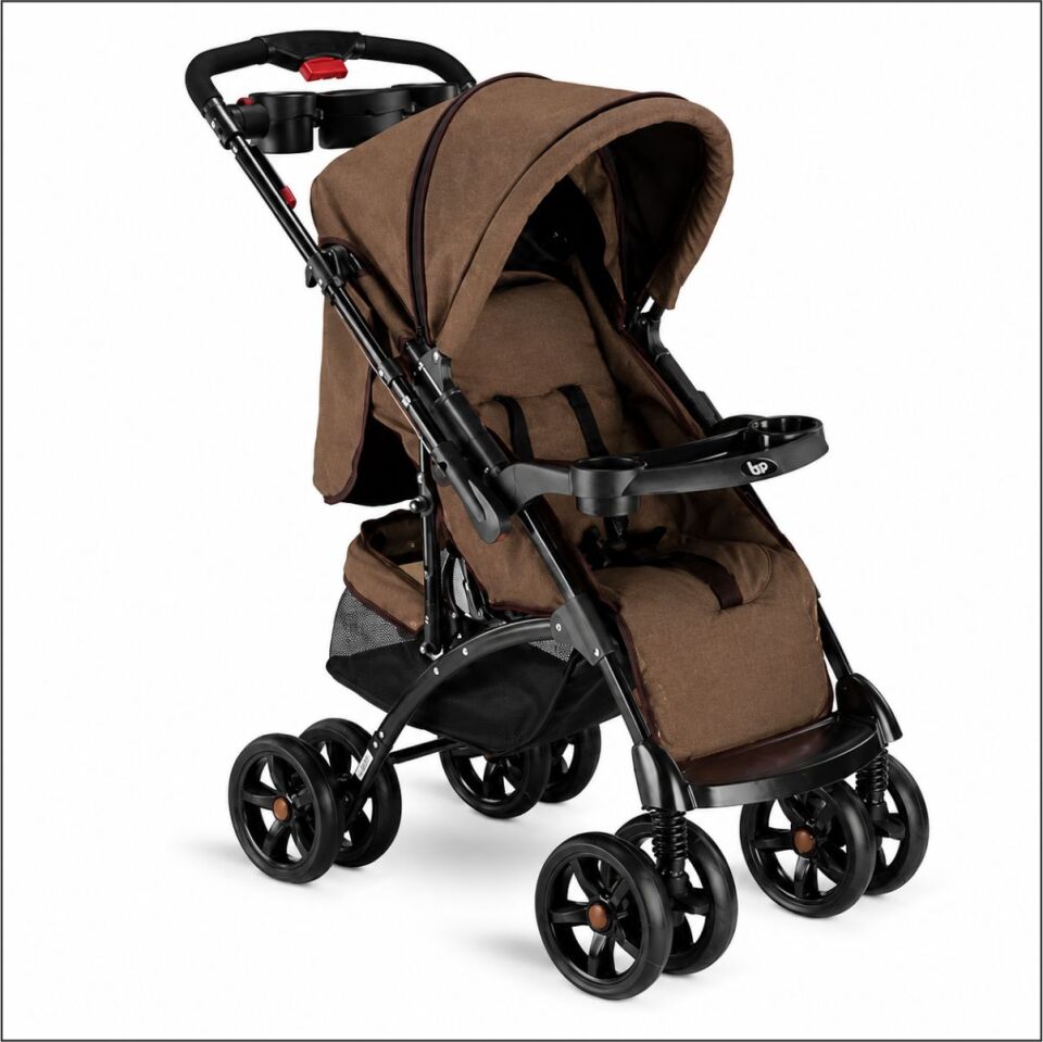 ÜMİT BH-609 POLO PUSET KIRÇILLI/KAHVE