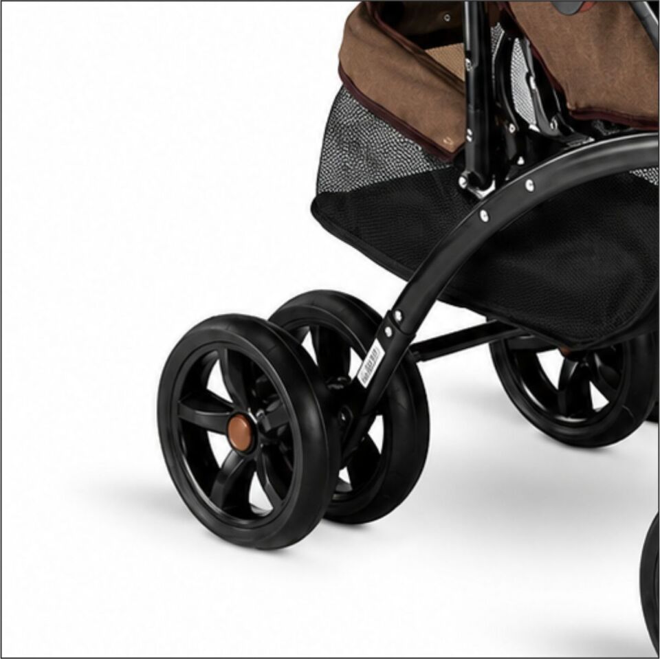 ÜMİT BH-609 POLO PUSET KIRÇILLI/KAHVE