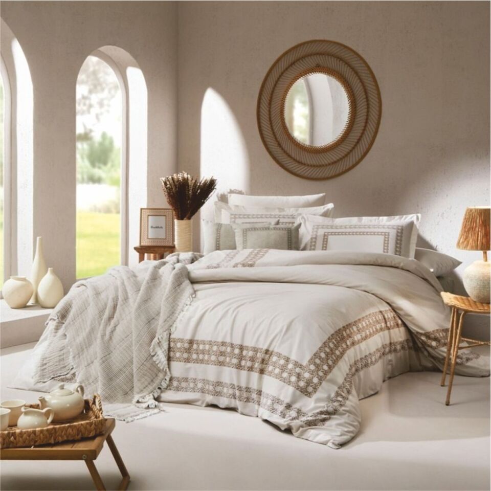 Özdilek Aurea Çift Kişilik Krem Nevresim Takımı