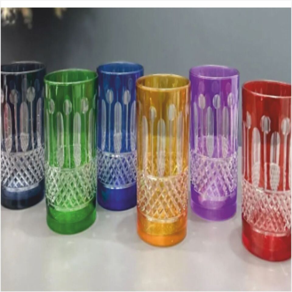 Dnz-Art Dnza0723 Hasır Meşrubat 6 Renk Bardak