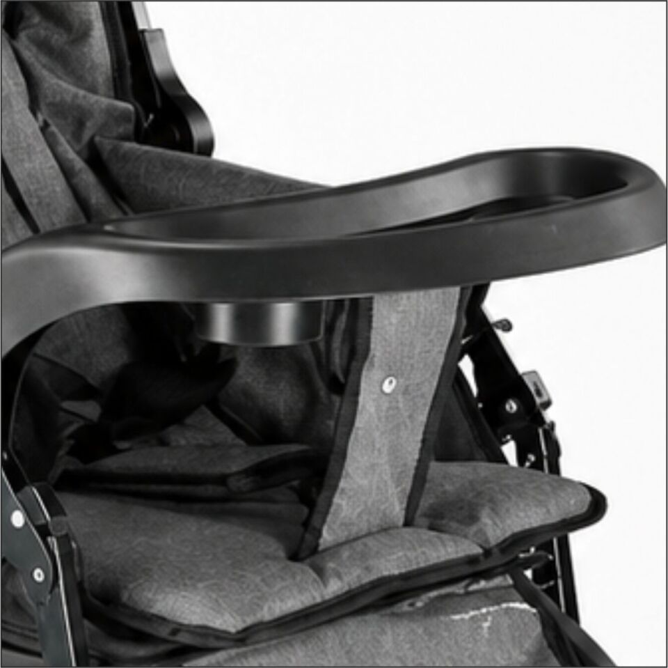 ÜMİT BH-617 ÇİFT YÖNLÜ PUSET (Kırçıllı Gri)