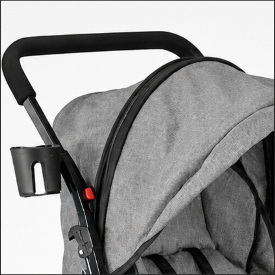 ÜMİT BH-617 ÇİFT YÖNLÜ PUSET (Kırçıllı Gri)