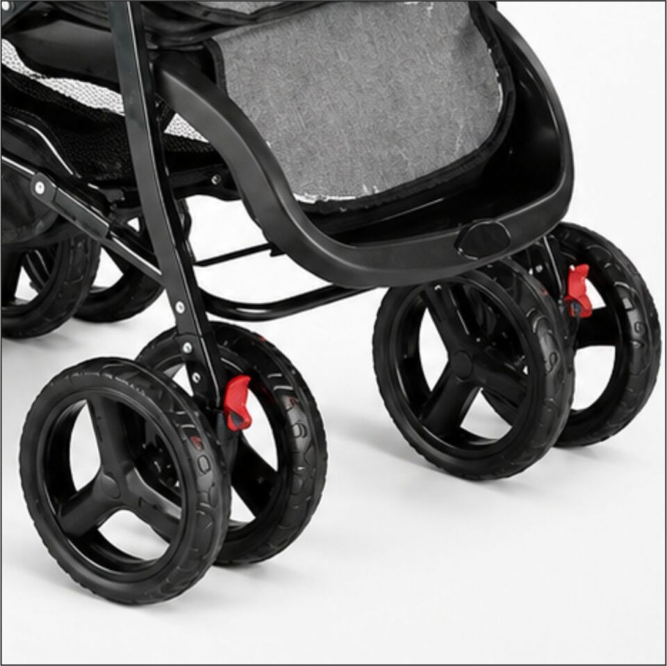 ÜMİT BH-617 ÇİFT YÖNLÜ PUSET (Kırçıllı Gri)