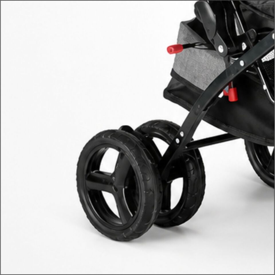 ÜMİT BH-617 ÇİFT YÖNLÜ PUSET (Kırçıllı Gri)