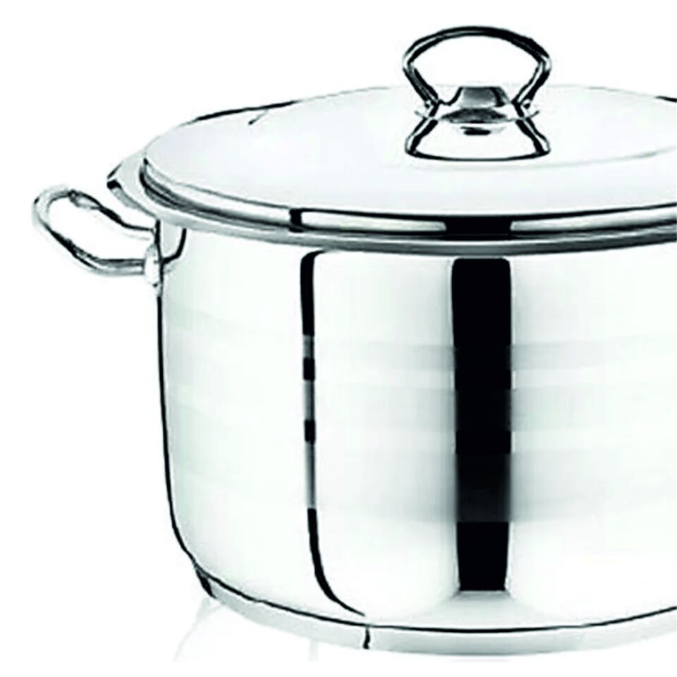 SAFINOX 24x15 FLAVIA DERİN TENCERE TEL KULPLU