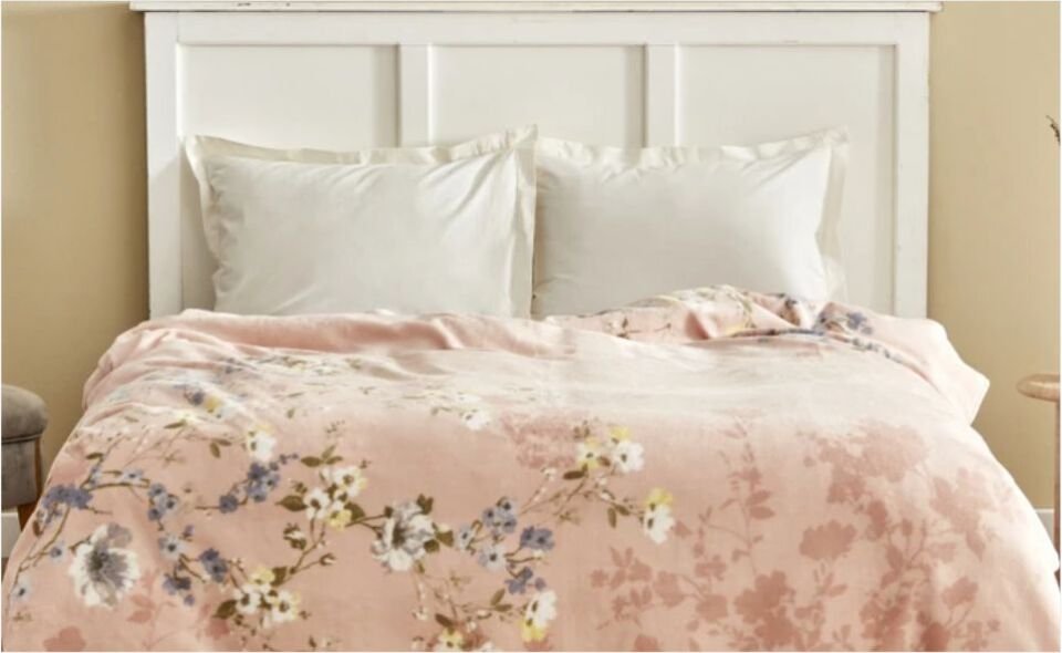 Karaca Home Silva Çift Kişilik İspanyol Battaniye Blush