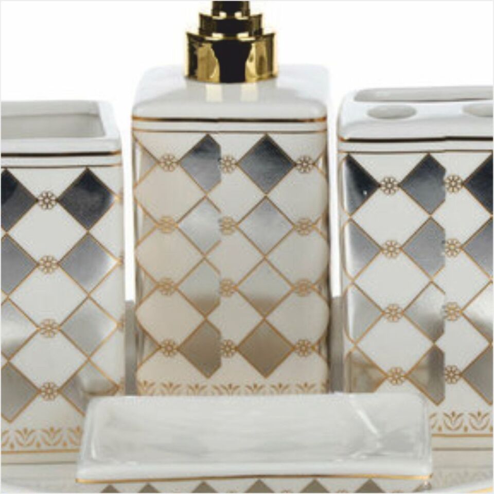 Krd Home 3355*Krd  Gloria 5 Li Banyo Takımı