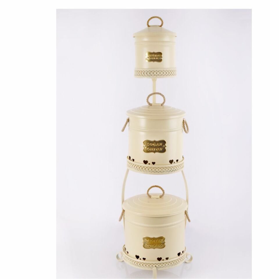 YILDIRAY 1052 3 KATLI DANTELLİ PAT. SOĞ. KOVAS KREM