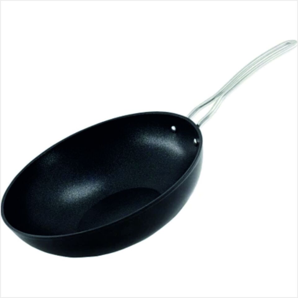 SAFINOX 28 CM TEK KULP TITANIUM VOK TAVA