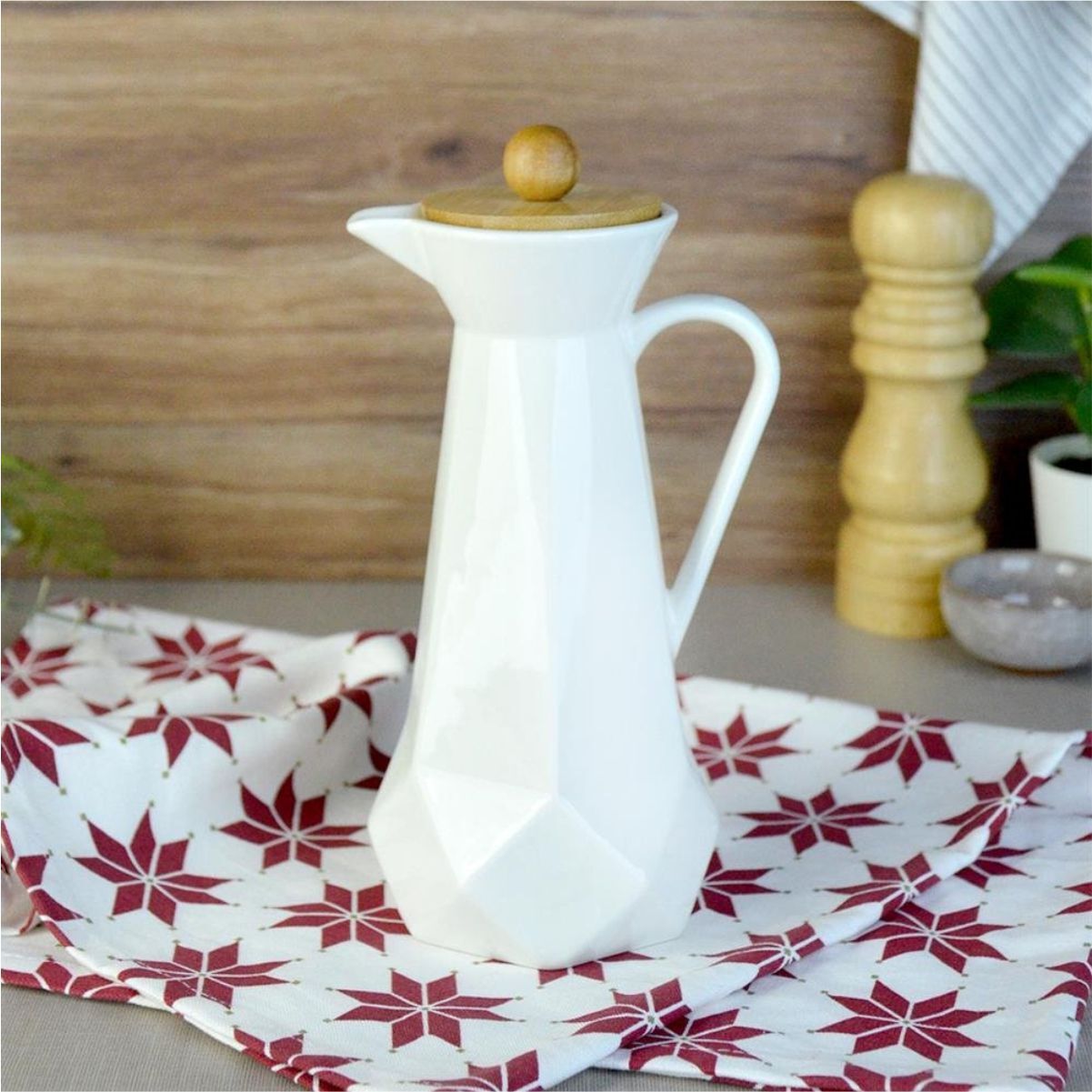 Şener  P/Por-101721Paçi-Mary Kçk.410Ml Bambu Kapaklı Po